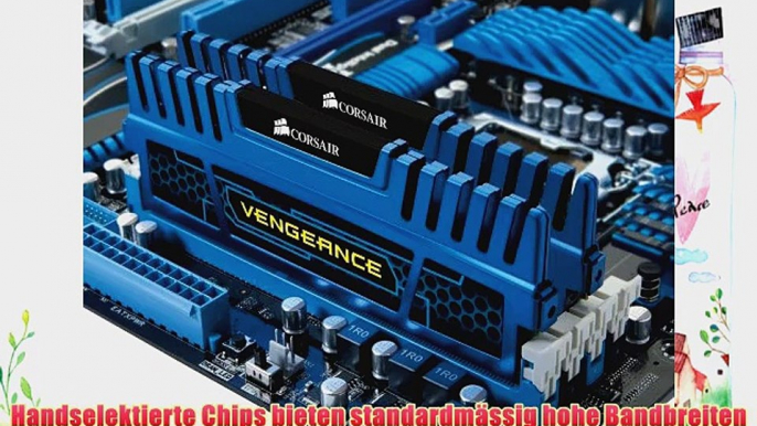 Corsair Vengeance Blau 8GB (2x4GB) DDR3 2133 MHz (PC3 17000) Desktop Arbeitsspeicher (CMZ8GX3M2A2133C11B)