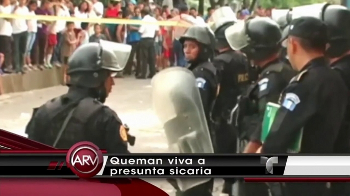 Al Rojo Vivo | Queman viva a una mujer en una aldea de Guatemala  | Telemundo ARV