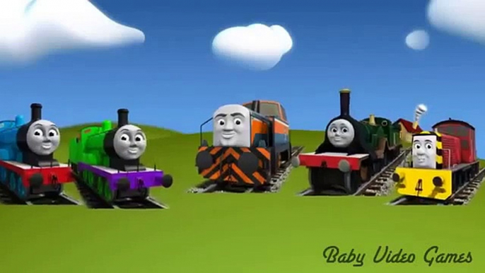 Finger Family Nursery Rhymes Music Cartoon Children Thomas the train Education