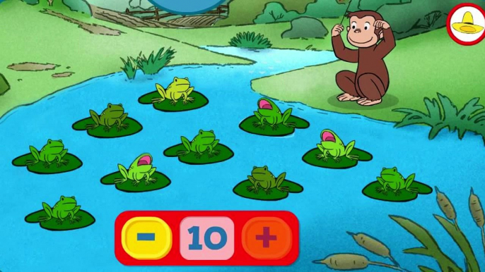 Curious George Full Episode English Cartoon Games – Monkey Faces – Ribbit – Hide & Seek –