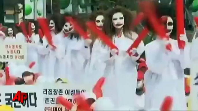 S. Korean Comfort Women Protest Against the Anti-Prostitution Law　性売買特別法廃止要求デモ