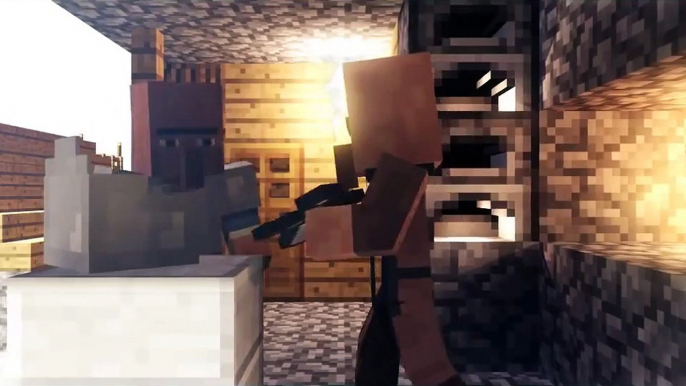 ♫ 'Dragons'   A Minecraft Parody song of 'Radioactive' By Imagine Dragons Music Video Animation 1