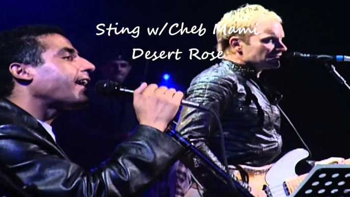 Sting w / Cheb Mami  - ☮☮❤ ❤ " Desert Rose " ❤ ❤☮☮