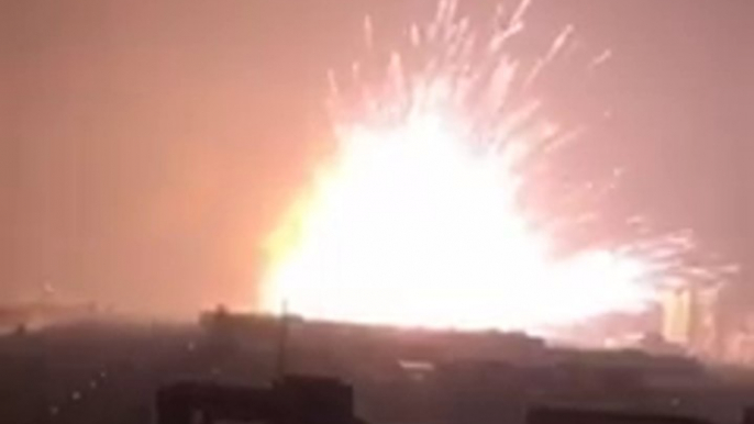 Huge Chemical Explosion in Tianjin China