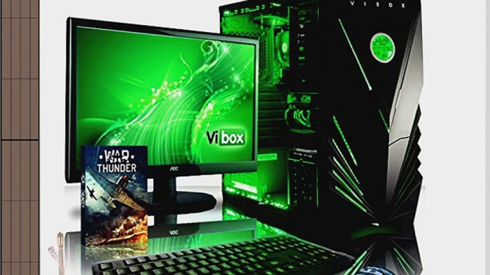 VIBOX Standard Paket 3L - B?ro Familie Gamer Gaming PC Multimedia Desktop PC Computer mit WarThunder