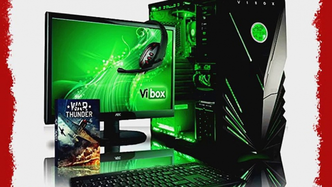 VIBOX Ultra Paket 11X- 4.2GHz Quad Core B?ro Familie Gamer Gaming PC Multimedia Desktop PC