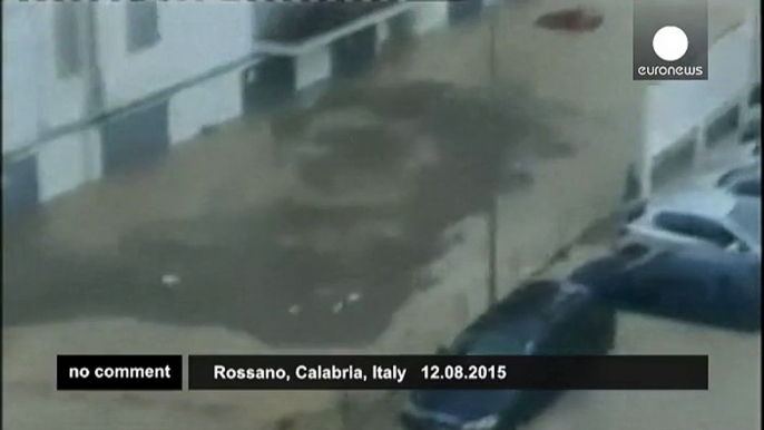 Heavy floods hit Italian coastal region