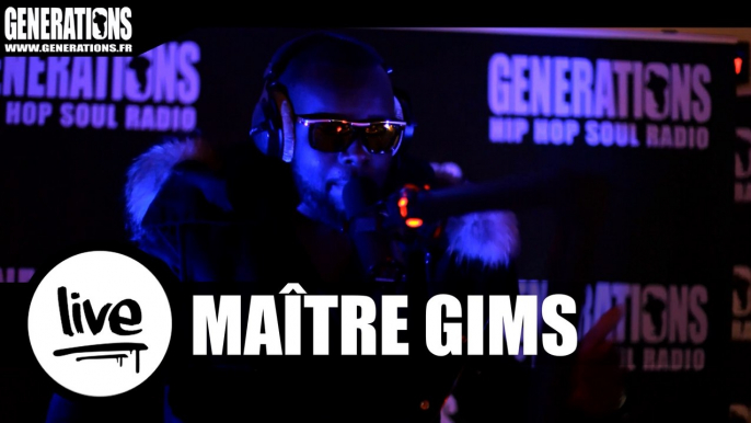 Maître Gims - Longue Vie / Sapés Comme Jamais (Live des studios de Generations)