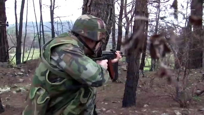 Syria War Syrian Army Heavy Fighting and Firefight During Patrol Near The Turkish Border