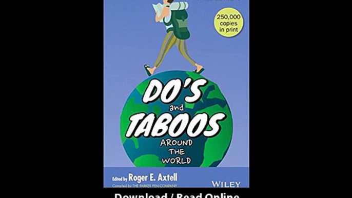 Dos And Taboos Around The World EBOOK (PDF) REVIEW