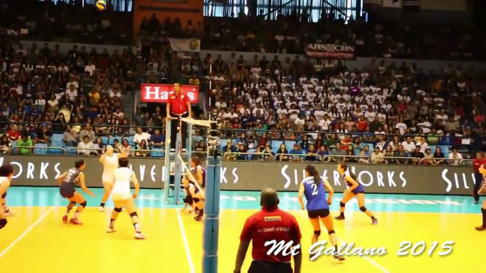 The Ateneo Lady Eagles vs the NU Lady Bulldogs, Jan. 25, 2015