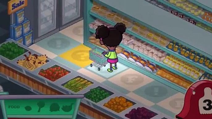 Fizzy's Lunch Lab Supermarket Mania Cartoon Animation PBS Kids Game Play Walkthrough