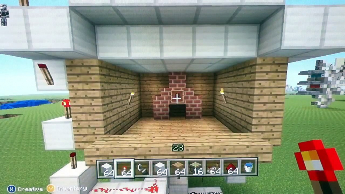 Automatic ceiling sprinklers- Redstone invention