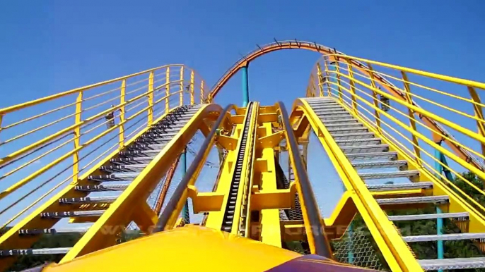 Georgia Scorcher Front Row on-ride HD POV Six Flags Over Georgia