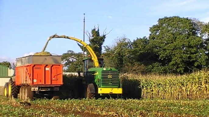 ensilage de maïs 2010 dans le morbihan (silage in france 2010)