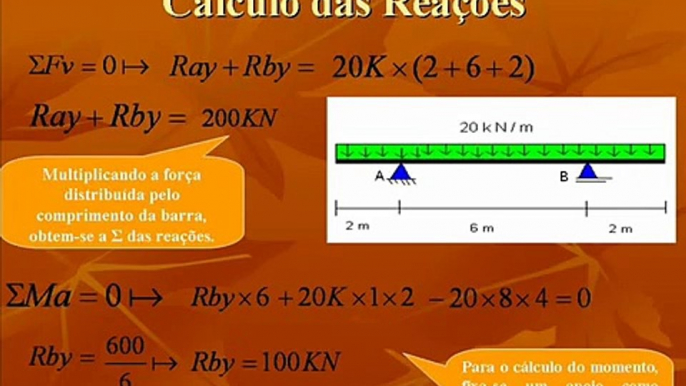 Viga exemplo 04 momento fletor esforco cortante