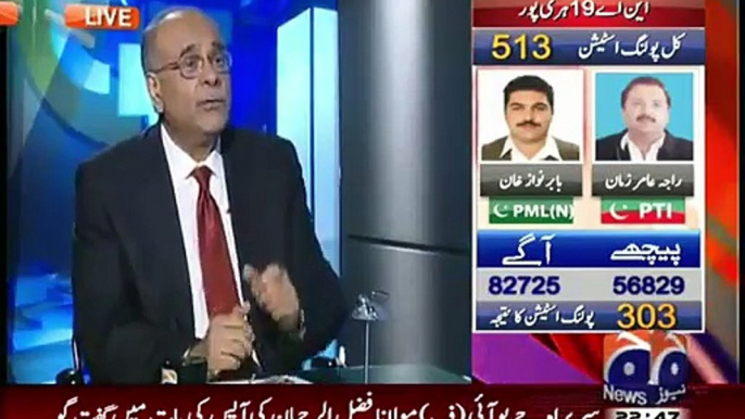 Najam Sethi Exposed Nawaz Sharif's Pre-Poll Rigging in Haripur By-Election