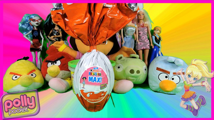 Kinder MAXI Surprise Polly Pocket unwrapping Video Kinder Sorpresa