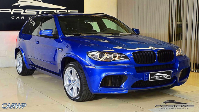 PASTORE R$ 219.900 BMW X5 M 2010 aro 20 4x4 AT6 4.4 V8 32v Biturbo 555 cv 69,3 mkgf 275 kmh 0-100 kmh 4,7 s