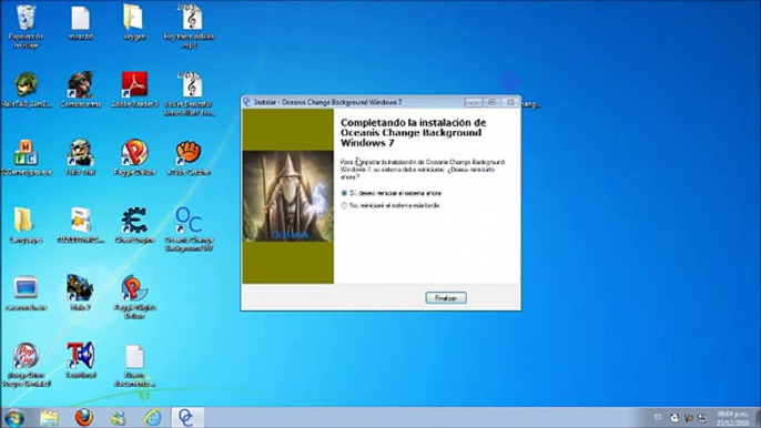 Tutorial; Trucos: Como cambiar el fondo de windows 7