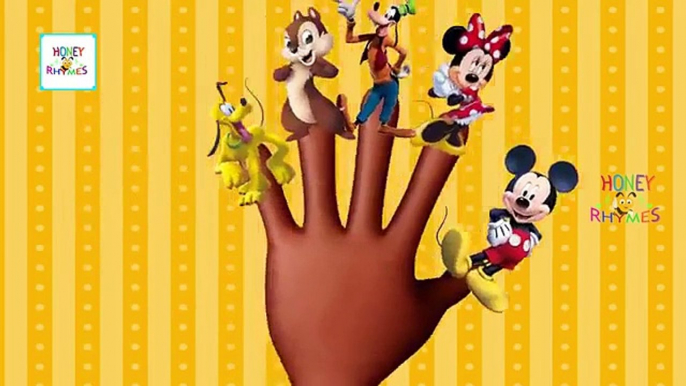 Finger Family Mickey Mouse Cartoon Finger Family Nursery Rhyme | Mickey Mouse Daddy Finger Song