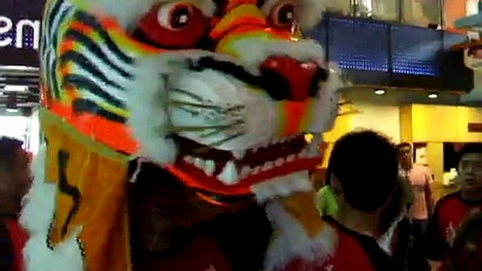 The Lion Dance in AIMS Data Centre, Kuala Lumpur