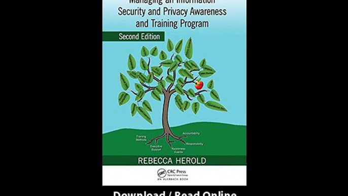 Managing An Information Security And Privacy Awareness And Training Program Second Edition EBOOK (PDF) REVIEW