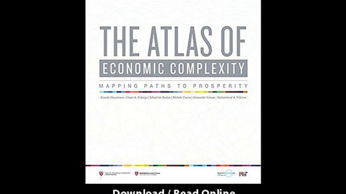 The Atlas Of Economic Complexity Mapping Paths To Prosperity EBOOK (PDF) REVIEW