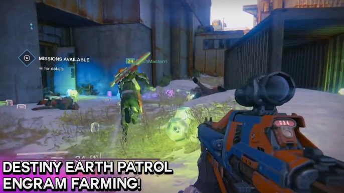 DESTINY - NEW "LEGENDARY ENGRAM FARMING" SOLO "DESTINY ENGRAM FARMING" RANK UP FAST - "LOOT CAVE"