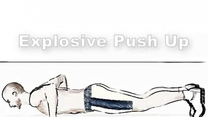 Explosive Push Up - Killer home workouts for pecs & chest