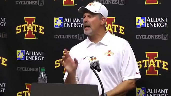 Iowa State Coach Paul Rhoads REACTS After Loss To Texas [FULL]