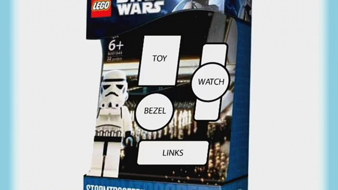 Universal Trends CT46127 - Lego Star Wars Kinderuhr - Stormtrooper