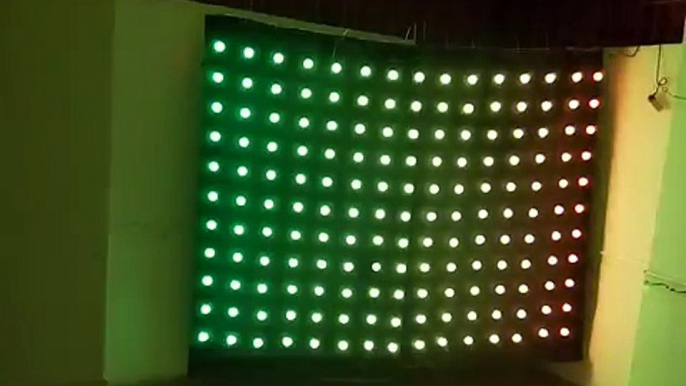 2x3M LED ball video curtain madrix 3D LED Ball , DMX ,DIY，Remote, sound and Automatic control mode