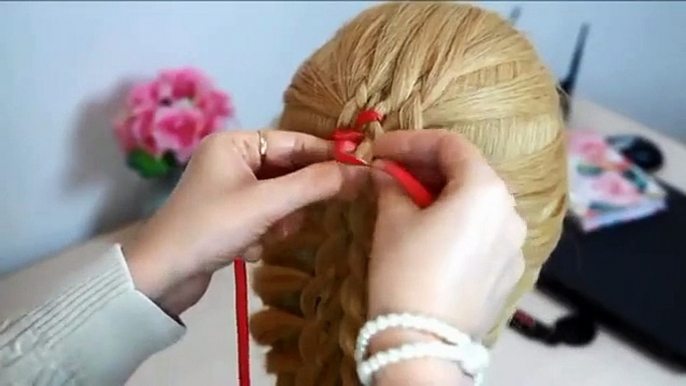 Pancaked 4-Strand Waterfall Braid | Cute Hairstyles