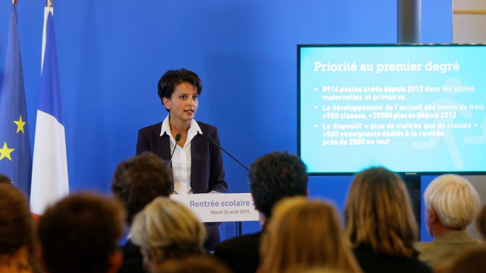 [ARCHIVE] Conférence de presse de rentrée 2015. Najat Vallaud-Belkacem répond aux journalistes