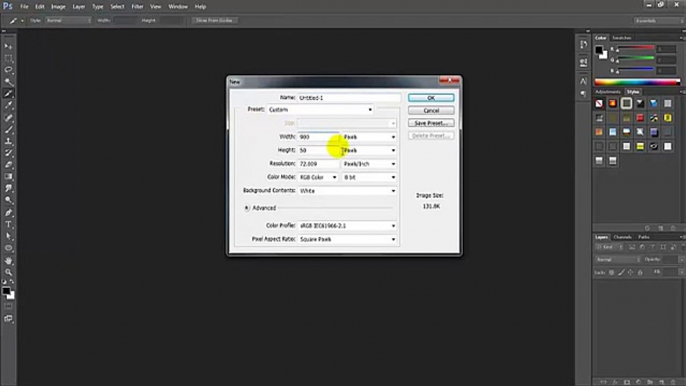 How to create a navigation bar in photoshop CS6 - YouTube