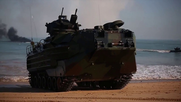 US Marines and Australian Army in a  Giant Amphibious Landing