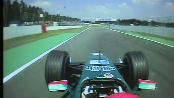 F1 German GP Hockenheim 2003 Friday Qualifying  Justin Wilson Onboard Lap