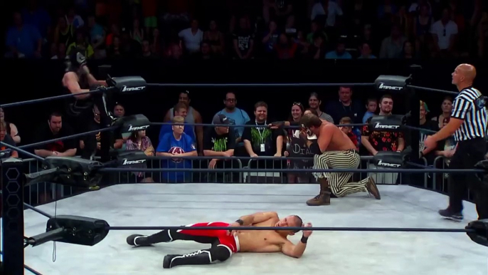 X Division Qualifer: Crazzy Steve vs. Manik vs. Low KI (Jun. 10, 2015)