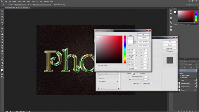 Photoshop Tutorial Fancy Gold Text Effect in Photoshop