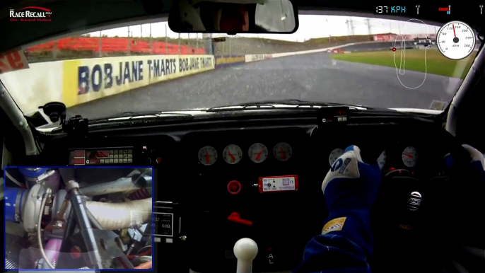 Rally Calder 2012 - Ford RS200 - On Board Video & Data - Turbo View