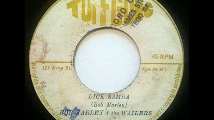 Bob Marley and The Wailers - Lick Samba b/w Samba (Tuff Gong)