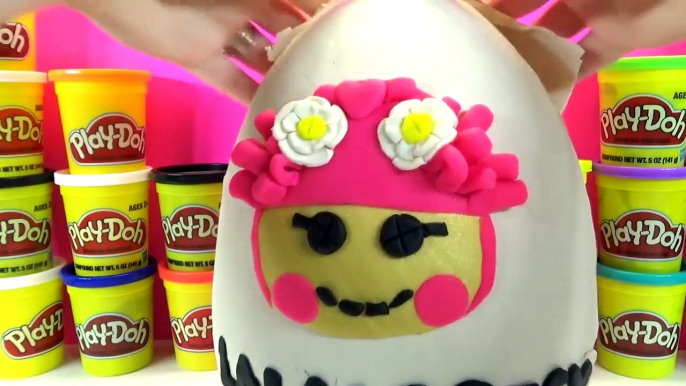 HUGE Lalaloopsy Play Doh Surprise Egg Sew Magical Sew Cute Mini Dolls Huevos Sorpresa Toys