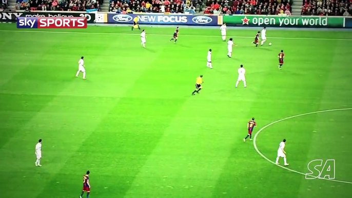 Cristiano Ronaldo destroying Leo Messi