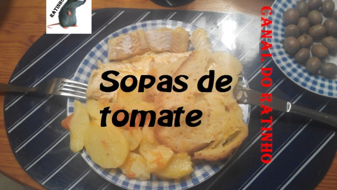 Sopas de tomate à alentejana