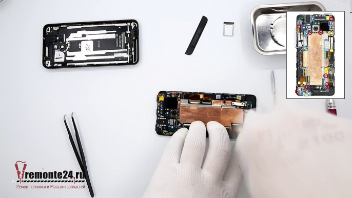 HTC One Mini. Battery Как заменить аккумулятор АКБ, Accumulator Removal