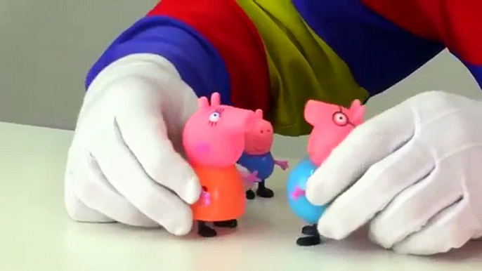 Dima der lustige Clown! Peppa Wutz Spielzeug - Spaß mit Spielset | für Kinder