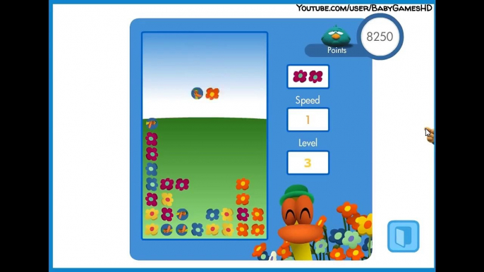 Pocoyo Pato’s Flowers Awesome Children Tetris Game Pocoyo 2014