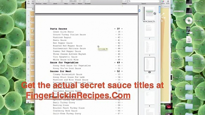 Secret Sauces Exposed - Best sauce Recipes from World's Best Restaurants and Chefs.