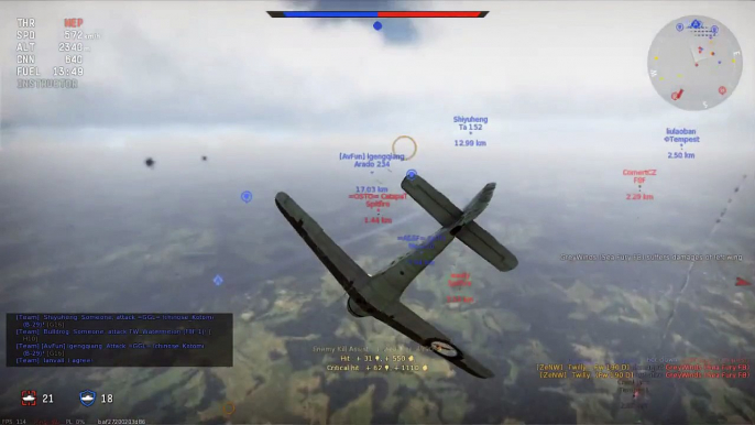 War Thunder RB Ace in FW-190 D13